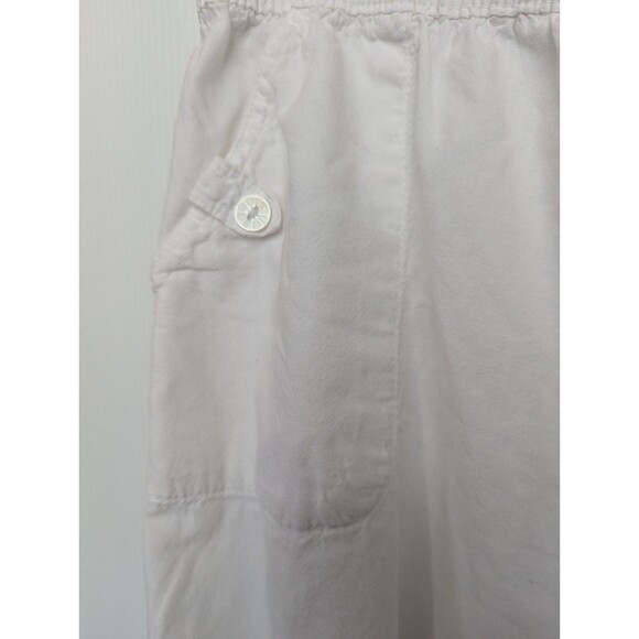 Kim Rogers Capri Pants White Womens Size Medium Cotton - Picture 2 of 10
